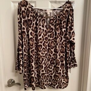 Michael Kors Animal Print Blouse